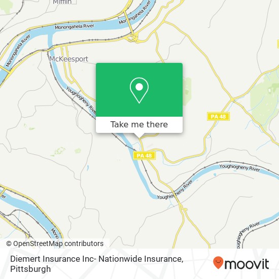 Mapa de Diemert Insurance Inc- Nationwide Insurance