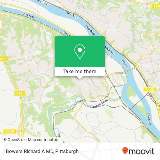 Bowers Richard A MD map