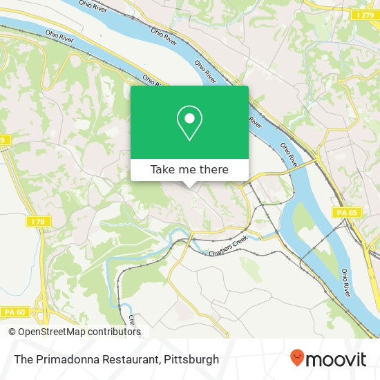 The Primadonna Restaurant map