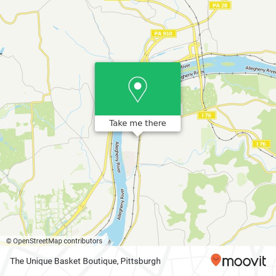 Mapa de The Unique Basket Boutique