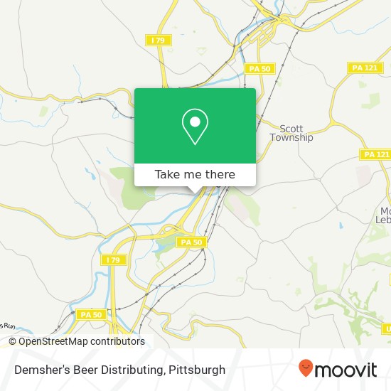 Mapa de Demsher's Beer Distributing