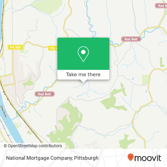 National Mortgage Company map