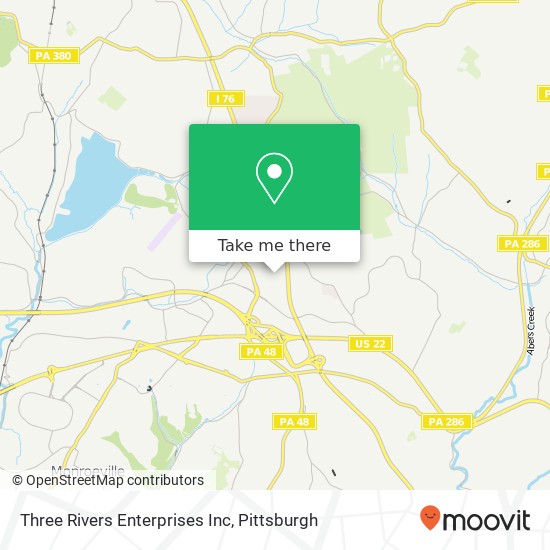 Three Rivers Enterprises Inc map