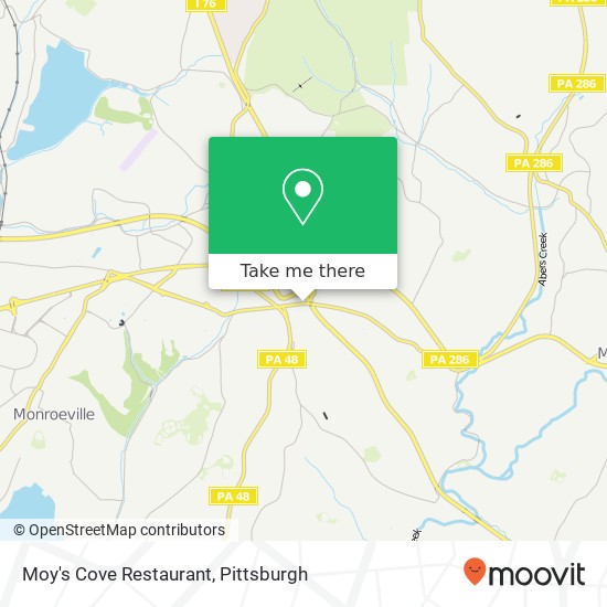 Moy's Cove Restaurant map