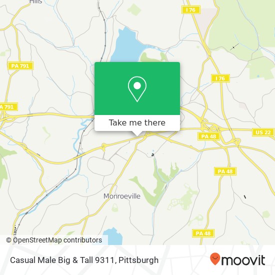 Casual Male Big & Tall 9311 map
