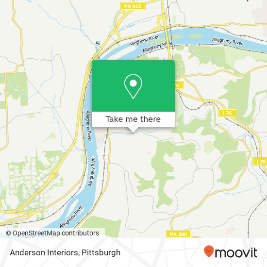 Anderson Interiors map