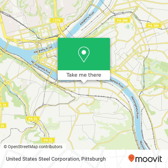 United States Steel Corporation map