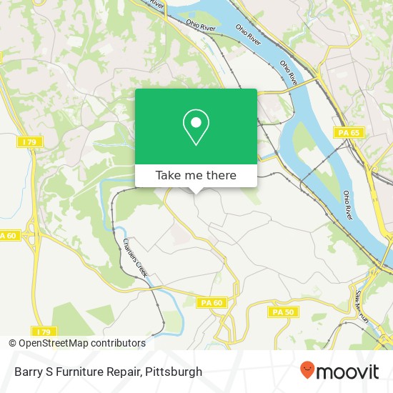 Mapa de Barry S Furniture Repair