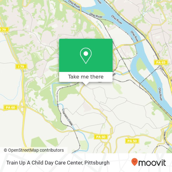 Train Up A Child Day Care Center map