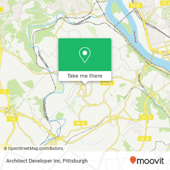 Mapa de Architect Developer Inc