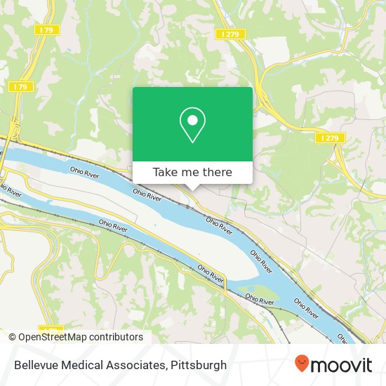 Bellevue Medical Associates map