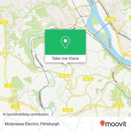 Mapa de Molyneaux Electric