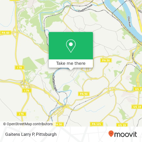 Gaitens Larry P map