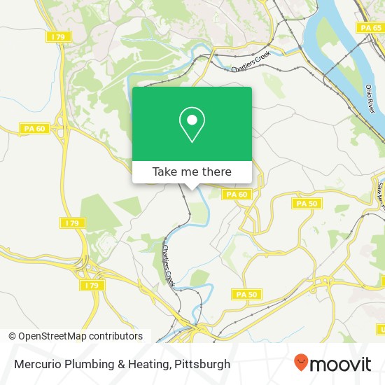 Mercurio Plumbing & Heating map