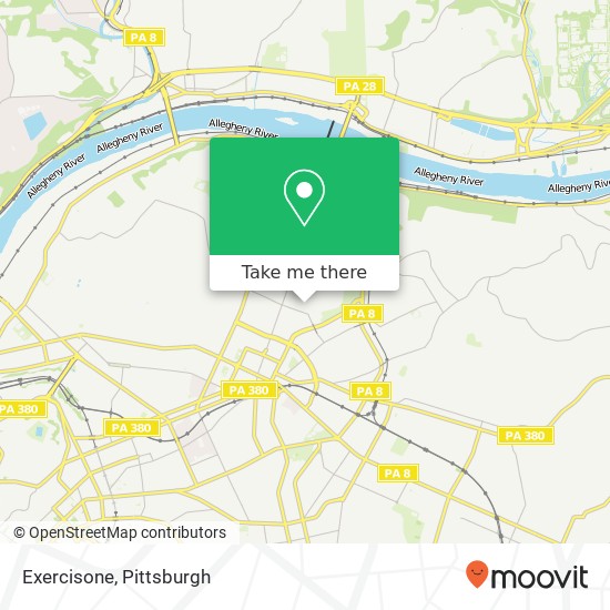 Exercisone map