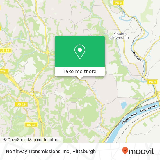 Northway Transmissions, Inc. map