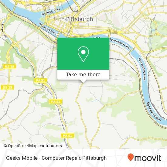 Geeks Mobile - Computer Repair map
