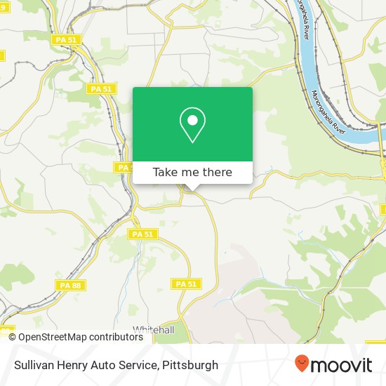 Mapa de Sullivan Henry Auto Service