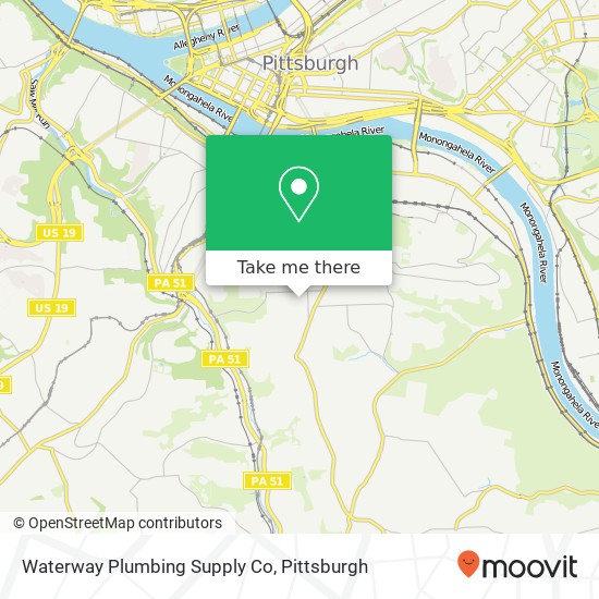 Waterway Plumbing Supply Co map