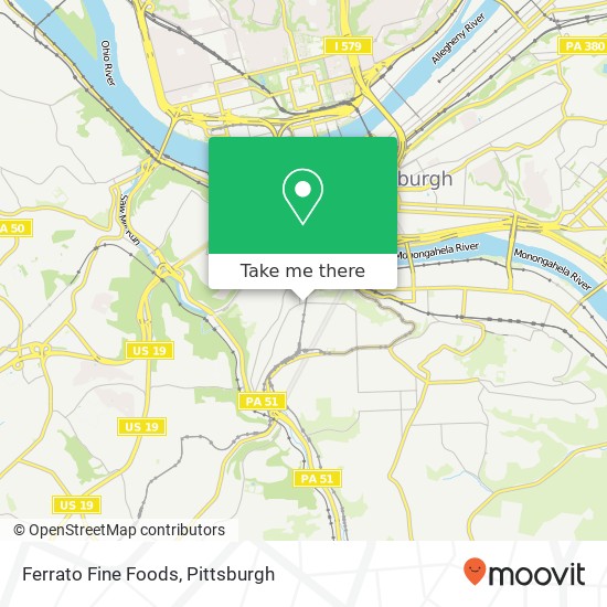 Mapa de Ferrato Fine Foods