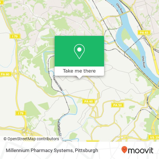 Mapa de Millennium Pharmacy Systems