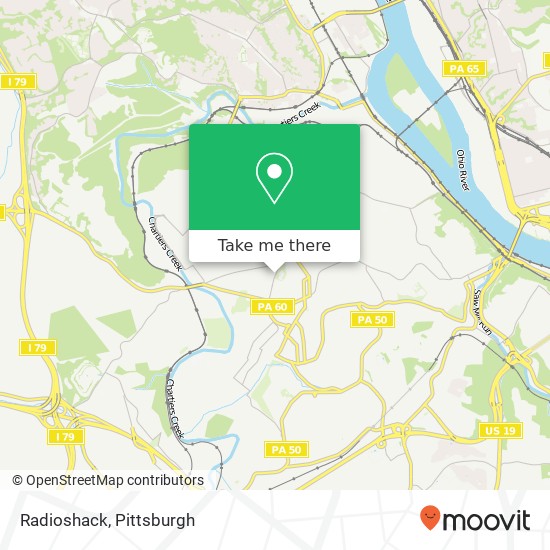 Radioshack map