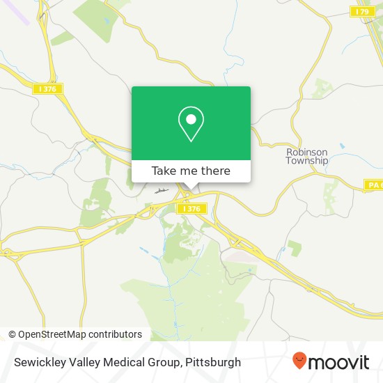 Mapa de Sewickley Valley Medical Group