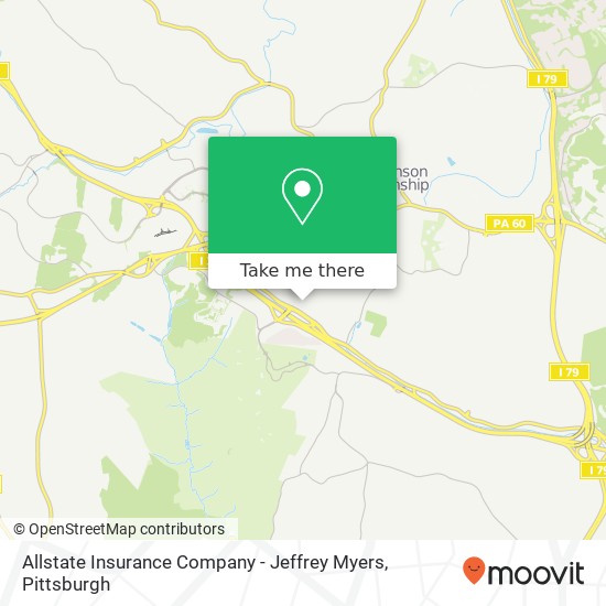 Allstate Insurance Company - Jeffrey Myers map