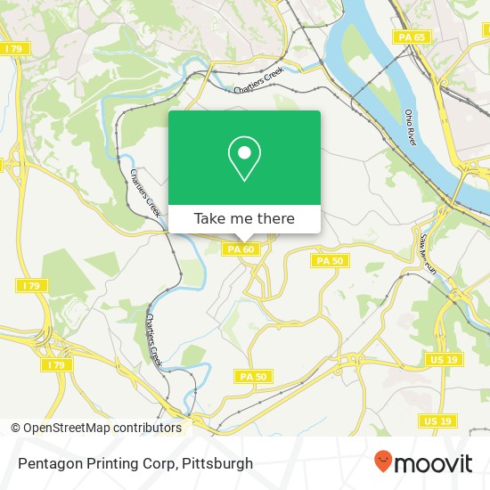 Mapa de Pentagon Printing Corp