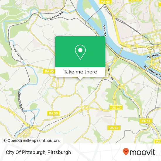 Mapa de City Of Pittsburgh