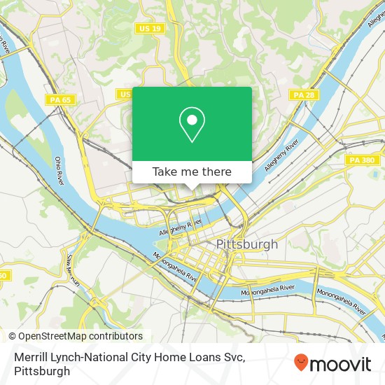 Merrill Lynch-National City Home Loans Svc map