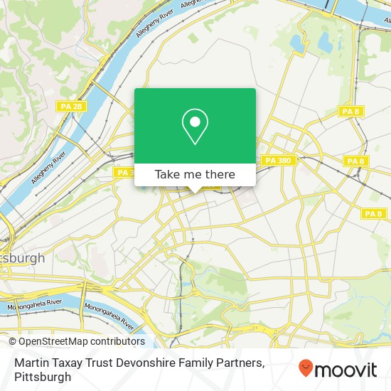 Martin Taxay Trust Devonshire Family Partners map