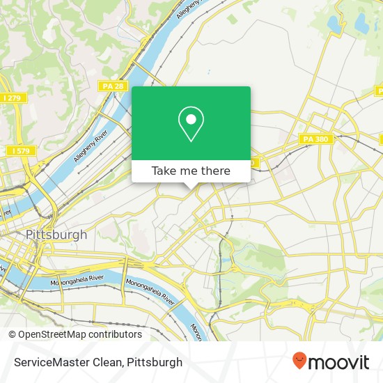 ServiceMaster Clean map