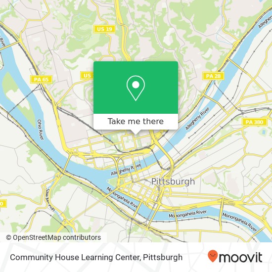 Community House Learning Center map