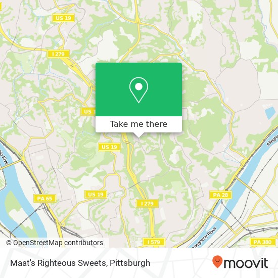 Mapa de Maat's Righteous Sweets