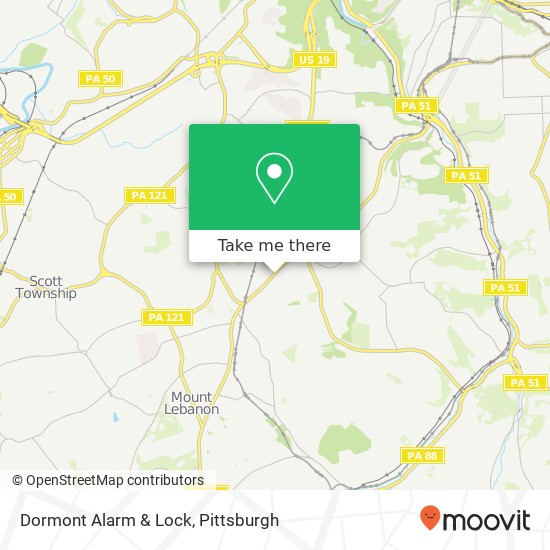 Dormont Alarm & Lock map
