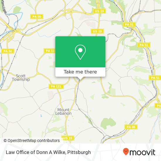 Law Office of Donn A Wilke map