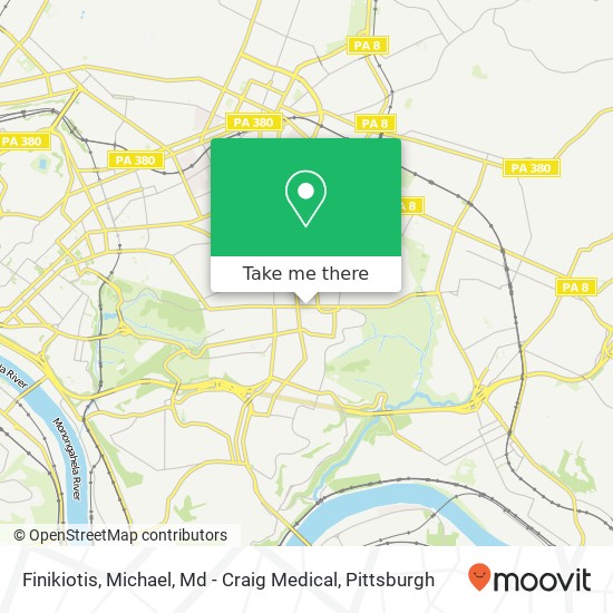 Mapa de Finikiotis, Michael, Md - Craig Medical