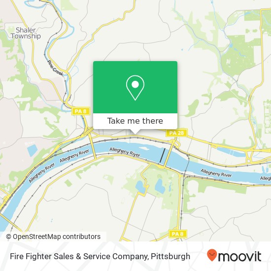 Fire Fighter Sales & Service Company map