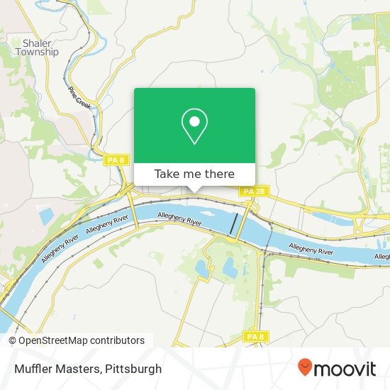Muffler Masters map