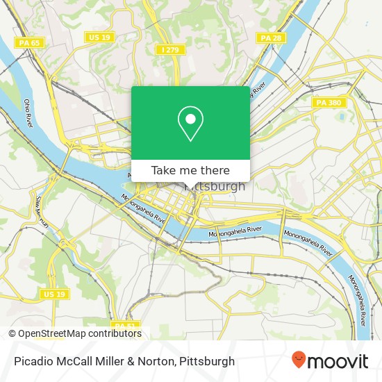 Picadio McCall Miller & Norton map