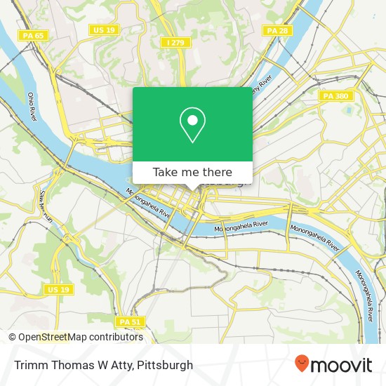 Mapa de Trimm Thomas W Atty