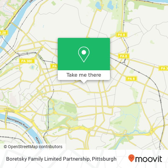 Mapa de Boretsky Family Limited Partnership