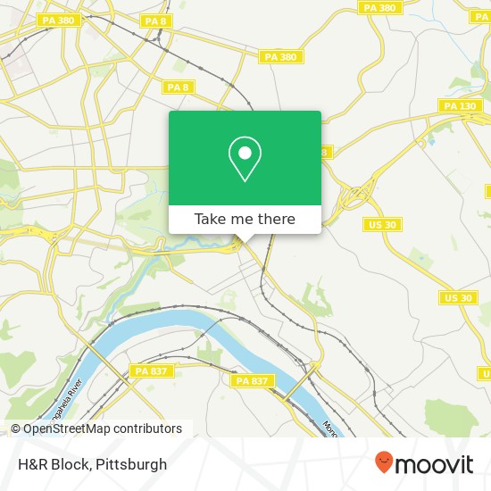 H&R Block map