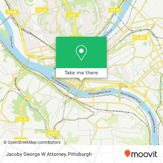 Jacoby George W Attorney map