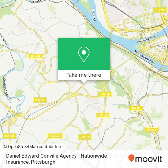 Daniel Edward Conville Agency - Nationwide Insurance map