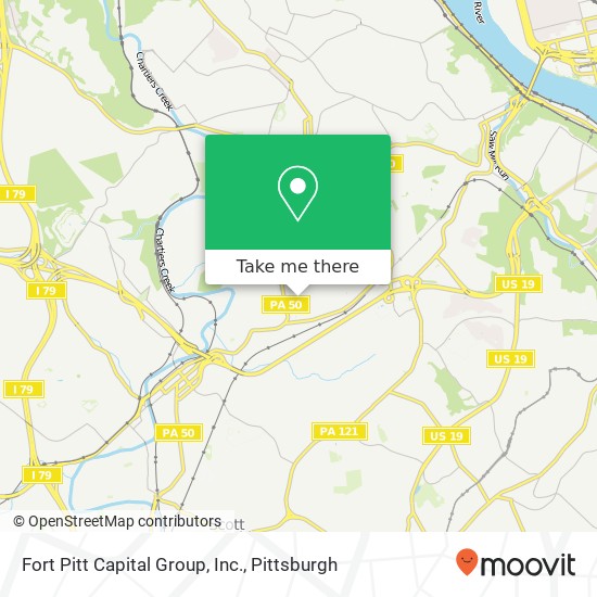 Mapa de Fort Pitt Capital Group, Inc.