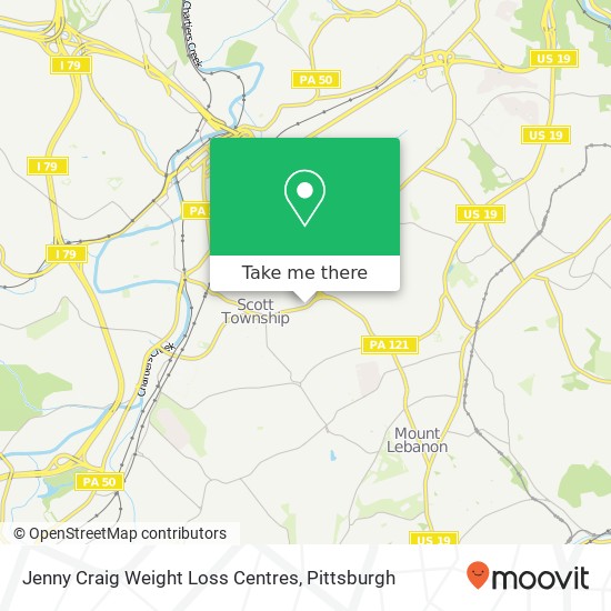 Mapa de Jenny Craig Weight Loss Centres