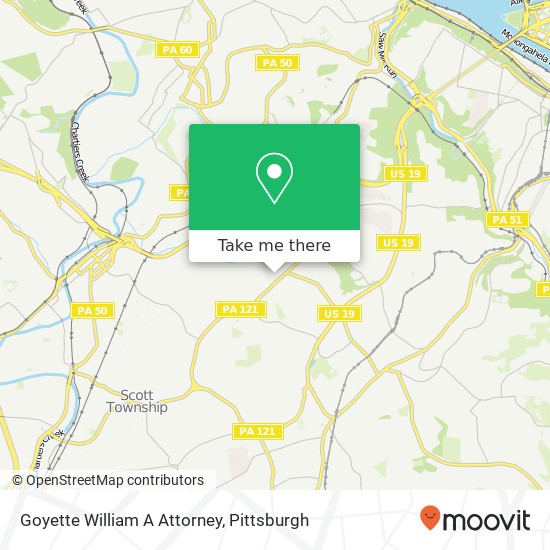 Mapa de Goyette William A Attorney