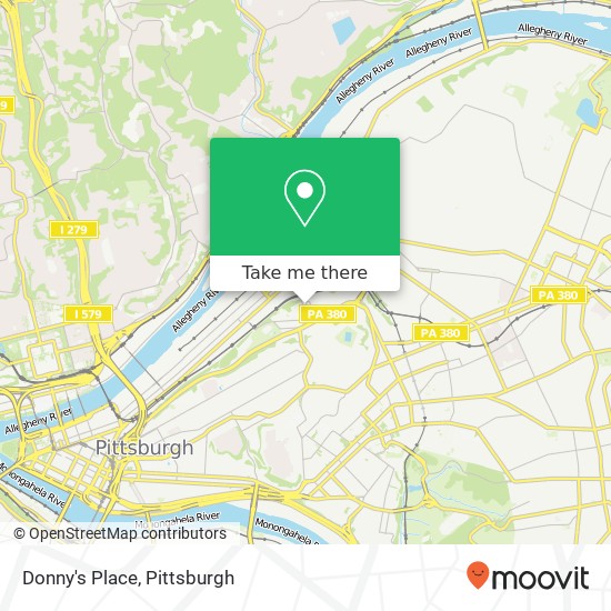 Donny's Place map